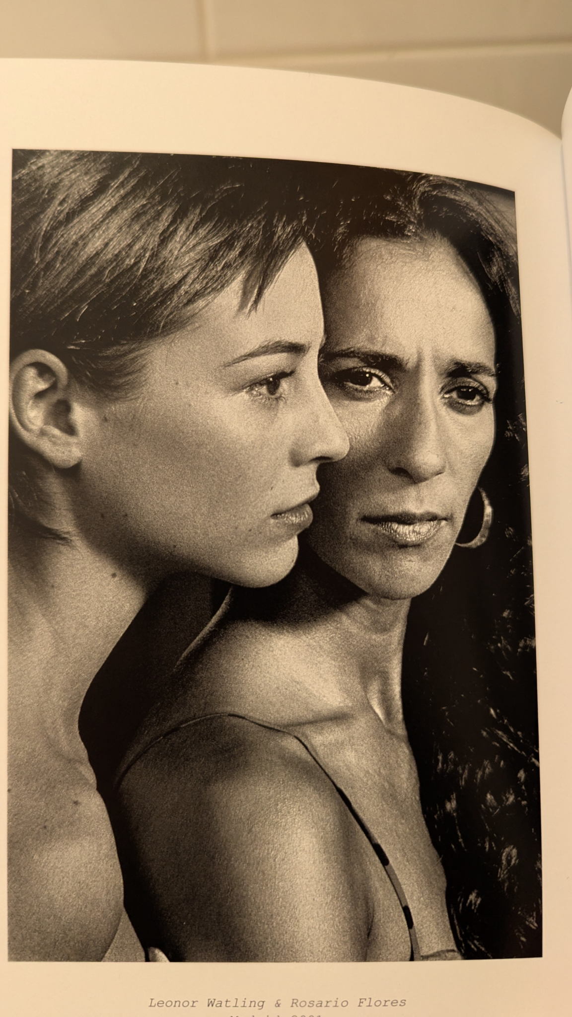 Leonor Watling & Rosario Flores. Madrid 2001