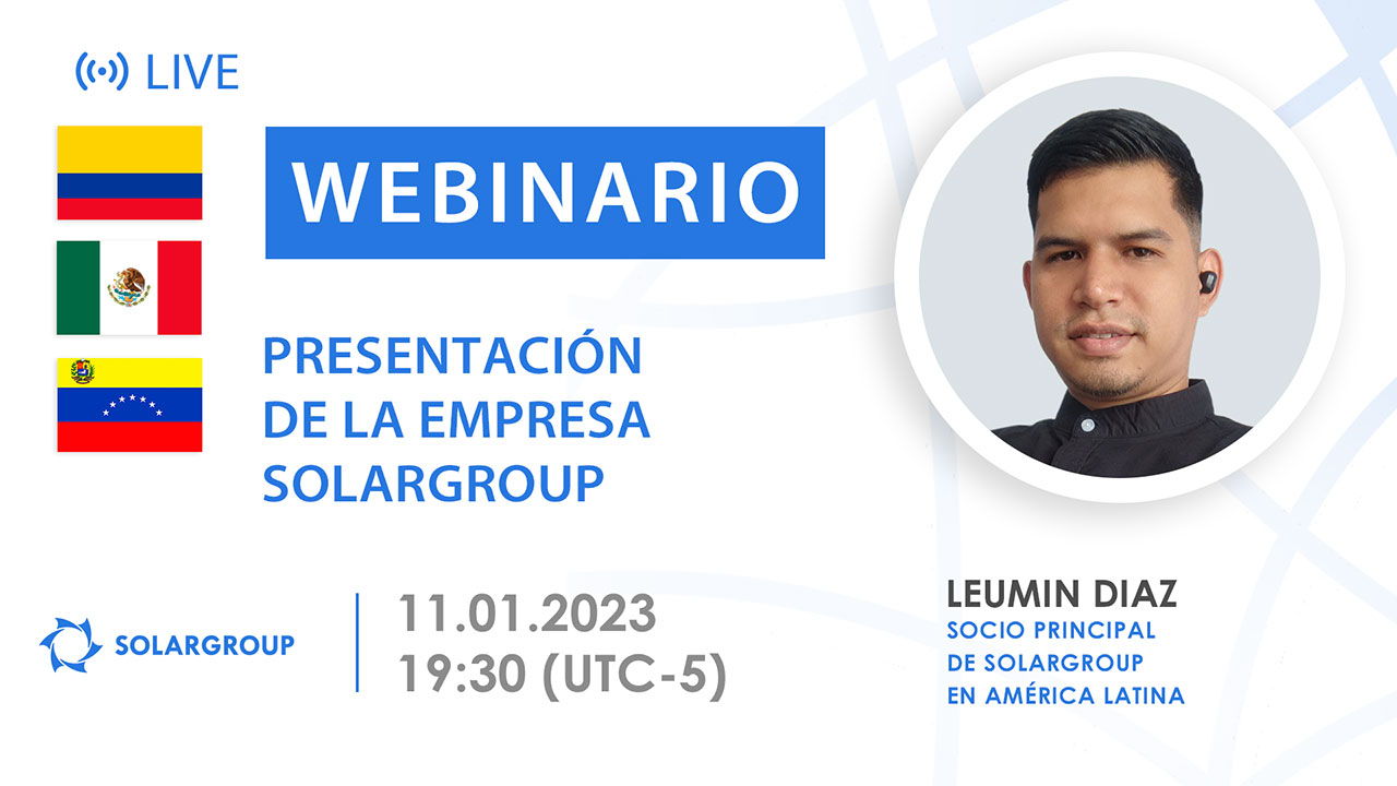 Latinoamerica. Presentación de la empresa financiera internacional SOLARGROUP