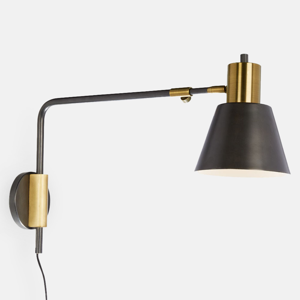 Cylinder Adjustable Plug-In Sconce