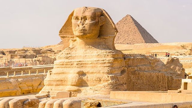 The Sphinx in Giza, Cairo, Egypt