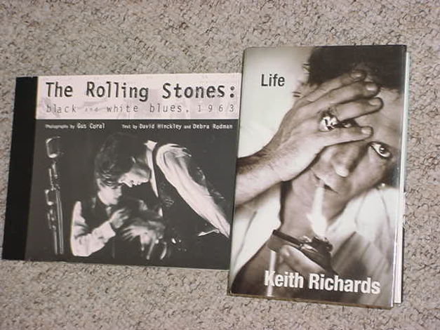 The Rolling Stones 2 books - black and white blues and ...