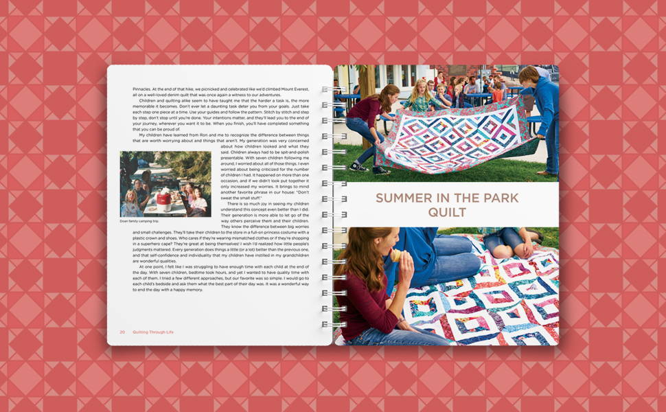 a look inside jenny doan's new book, filled with stories and quilt patterns!