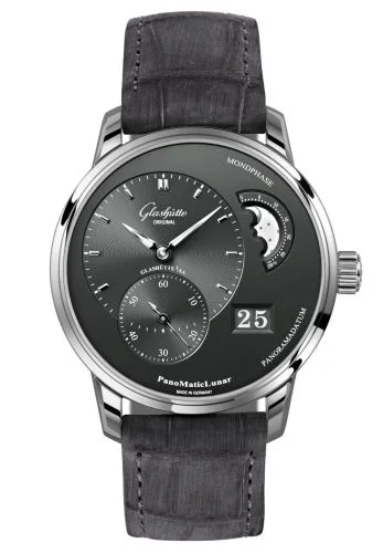 PanoMatic Lunar Stainless Steel / Grey / Alligator / Folding