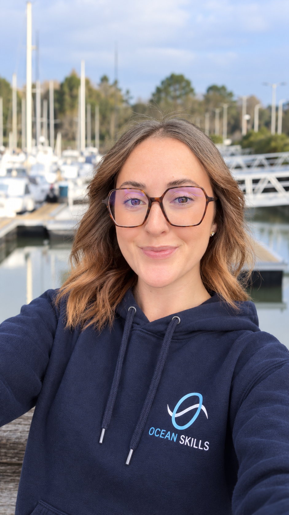 Sarah, customer success manager at Ocean Skills