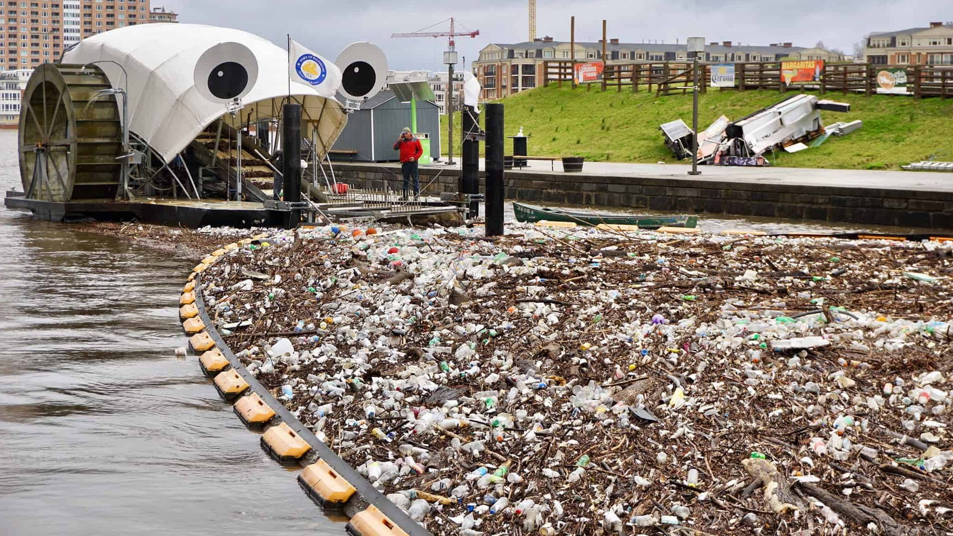 Featured image for Mr. Trash Wheel Cleaning Up In Baltimore More Than Omar On The Stash