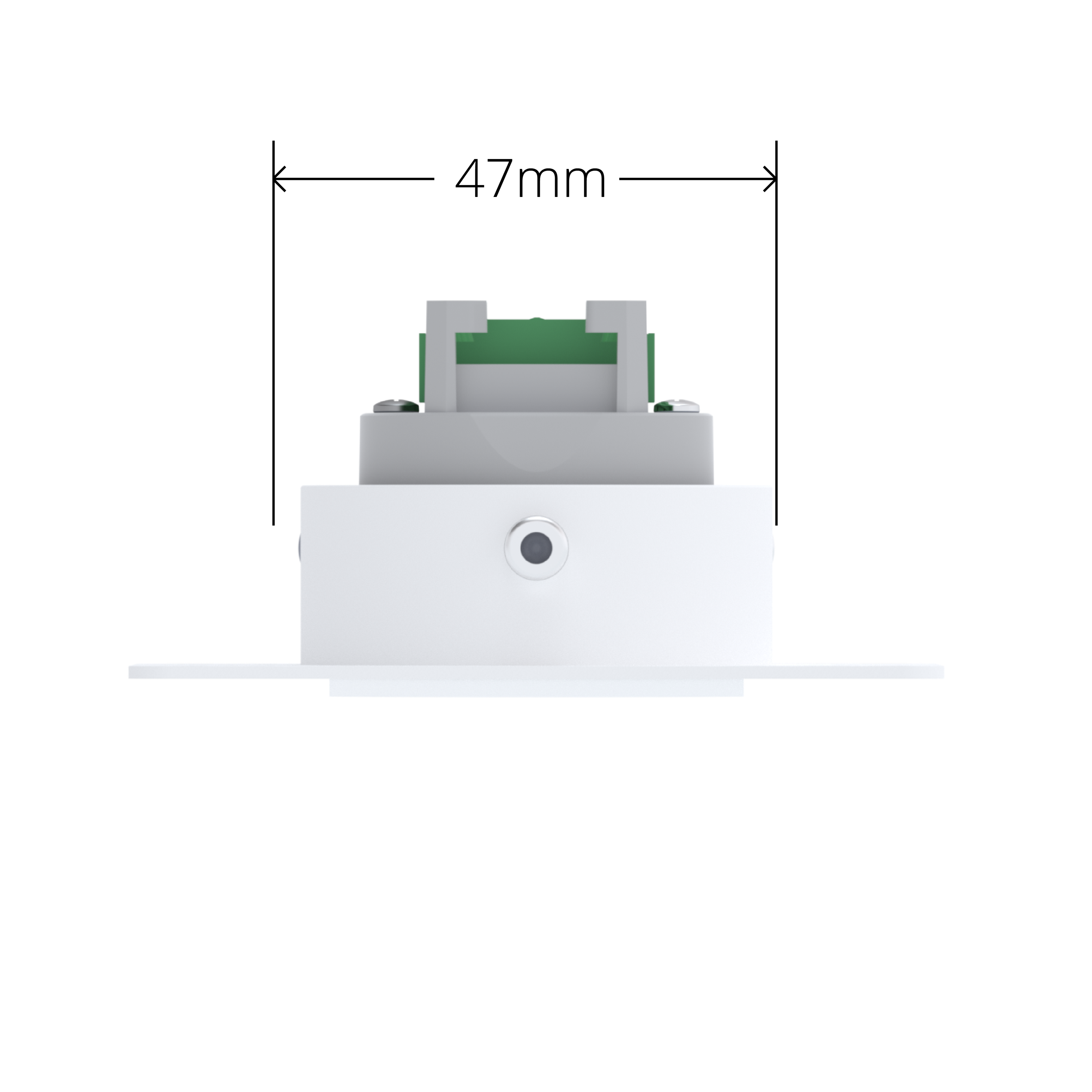 Black Faradite Motion Sensor 360 Volt Free dry contact connected cable