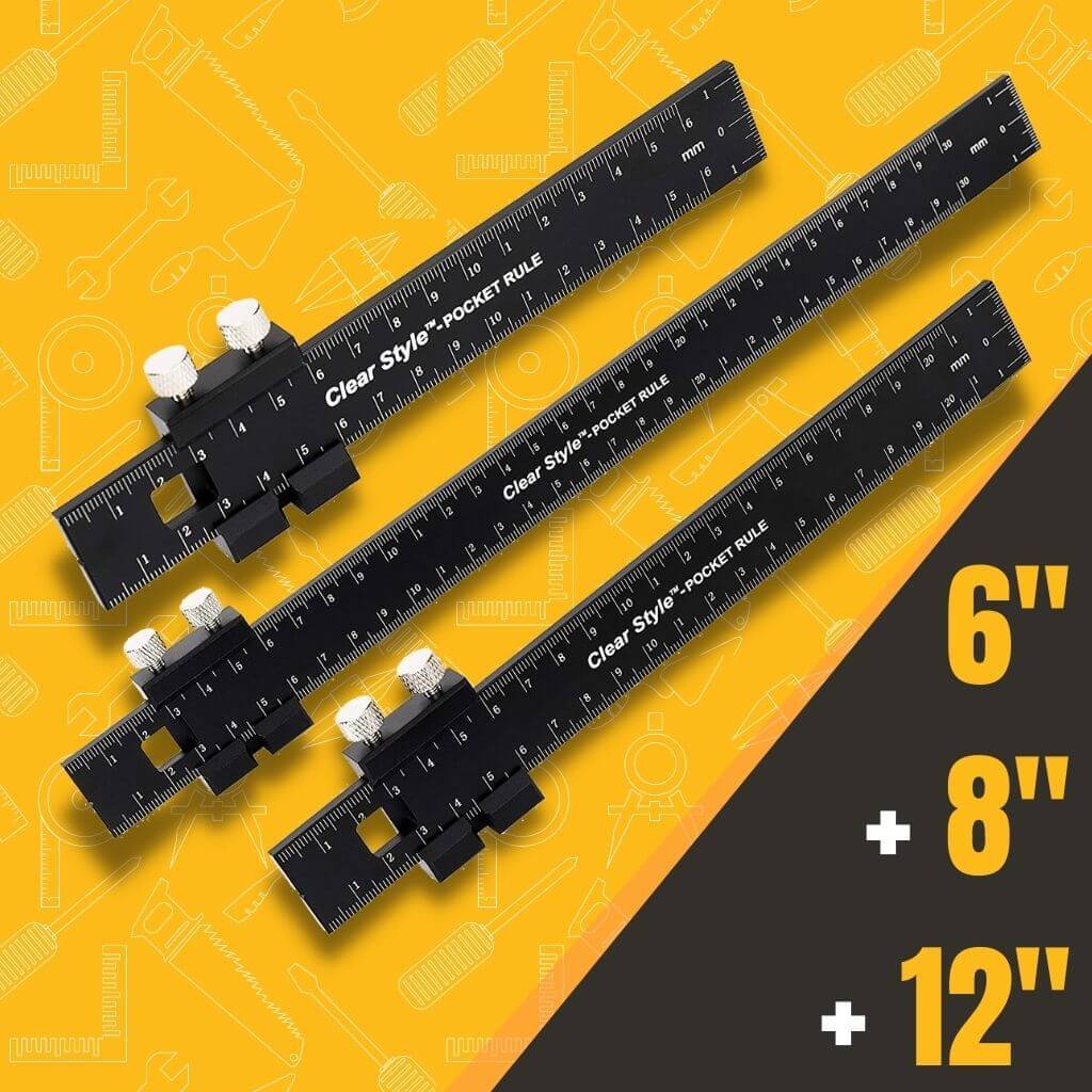 EasyRuler™ Pro Ruler for Woodworking
