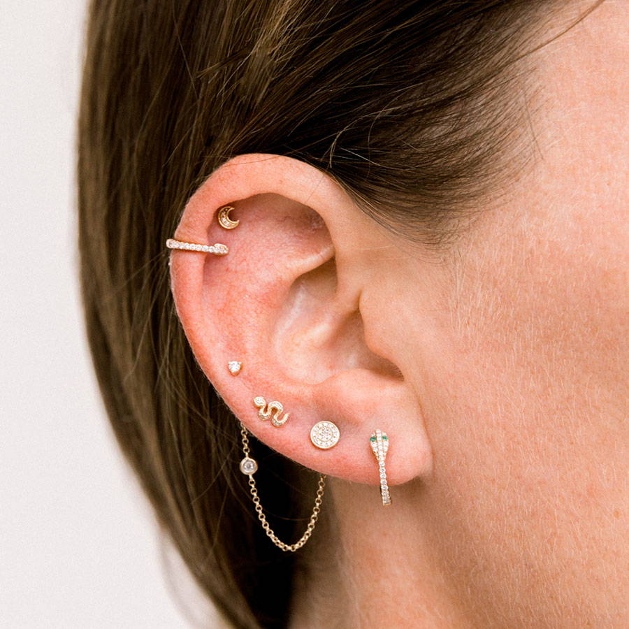 Example of Second Hole Earring