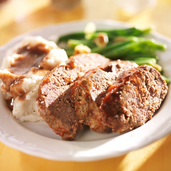 Photo of Family-Style Salisbury Steak with Gravy and Mashed Potatoes 