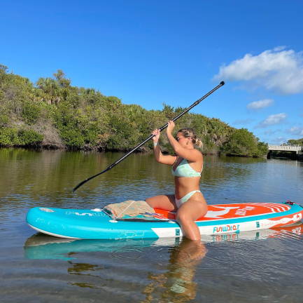Funwater blow up paddle boards suitable for both beginners and experienced paddlers