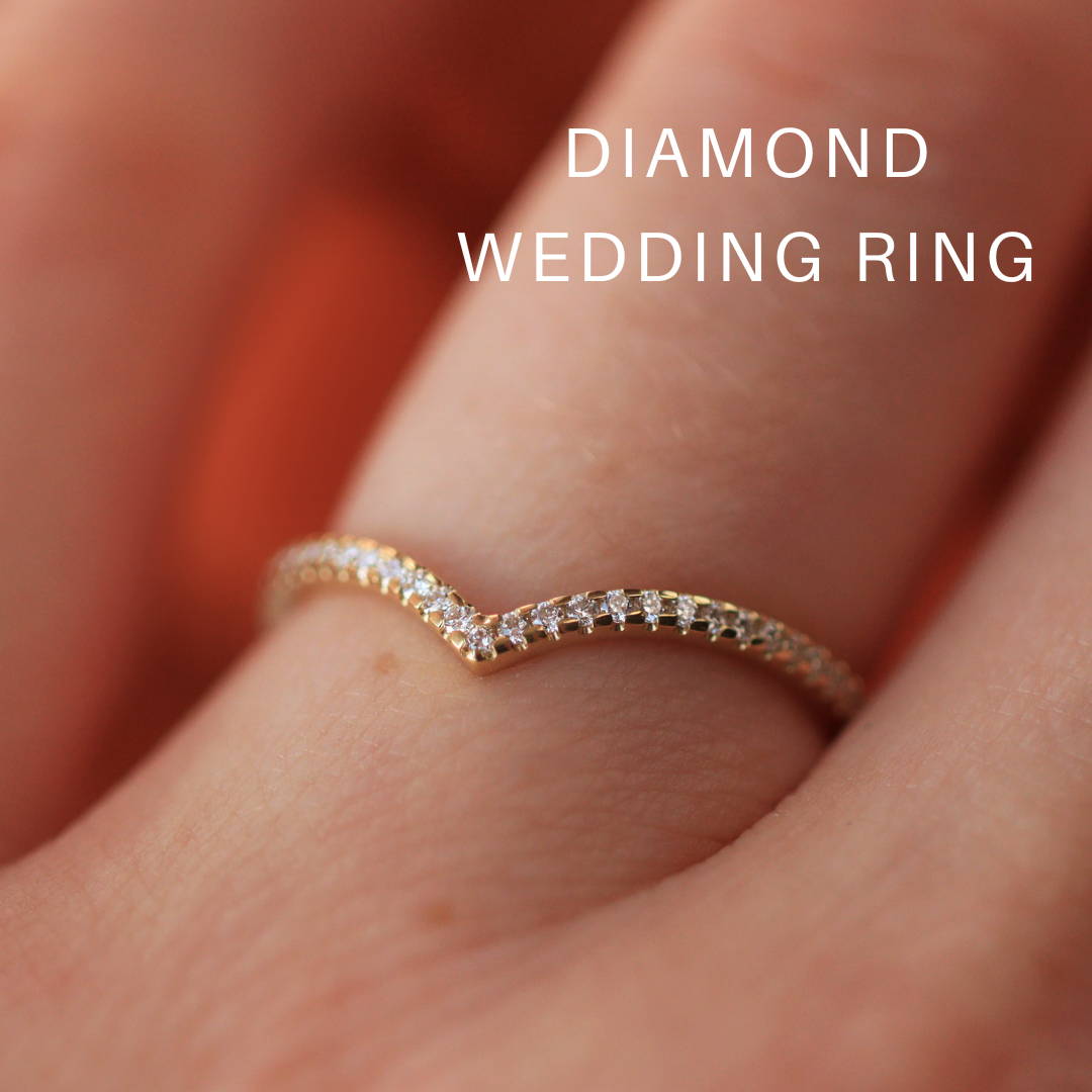 Diamond wedding ring