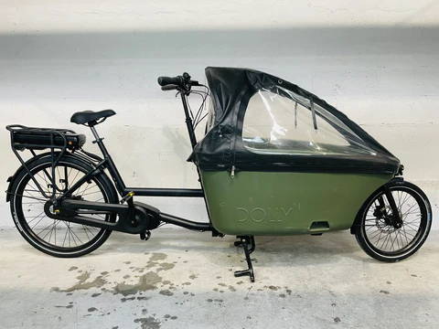Vélo cargo électrique pour femme Dolly Cargo biporteur