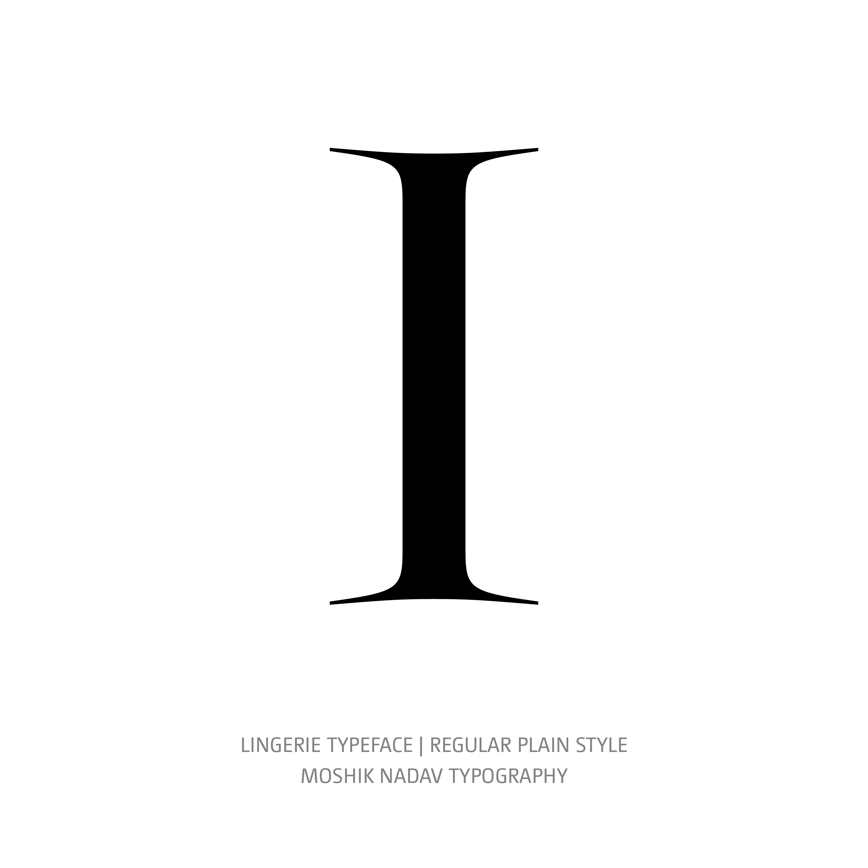 Lingerie Typeface Regular Plain I