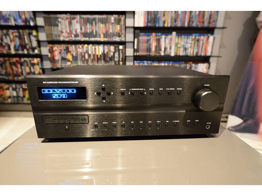 Bryston SP3 Surround Processor / Preamplifier with 17" Balck Faceplate and Stunning Blue LED Display