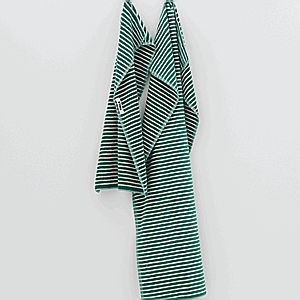Striped Terry Towel Set of 2 (Bath and Hand)