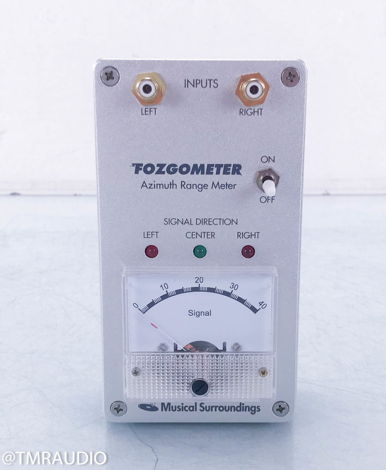 Musical Surroundings Fozgometer Azimuth Range Meter Tar...