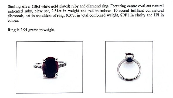 Natural Ruby & Diamond Ring (2.51ct)