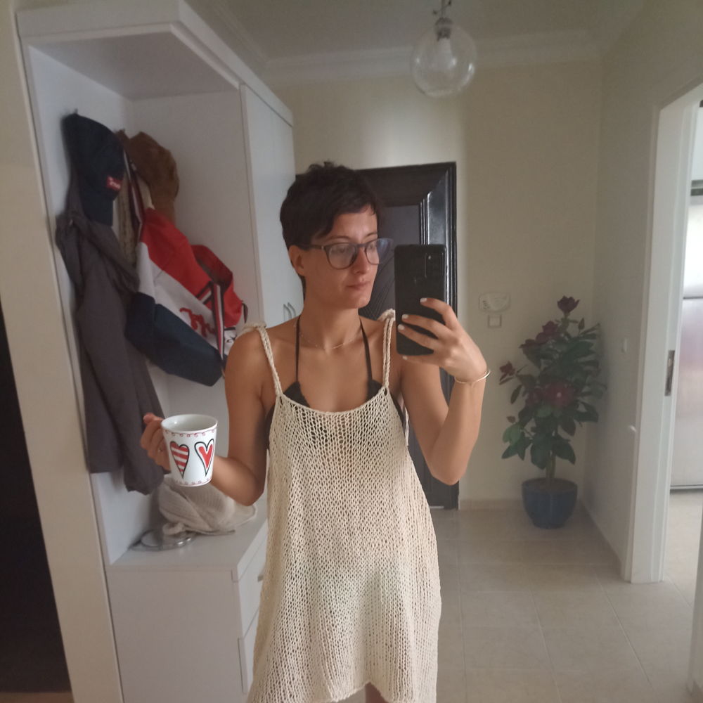 Knitting pattern: Baggy beach dress