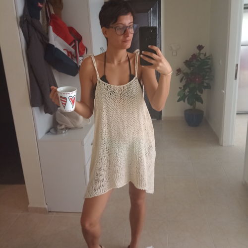 Knitting pattern: Baggy beach dress