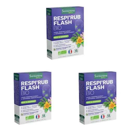 Respi'Rub Flash Bio - 3er Pack