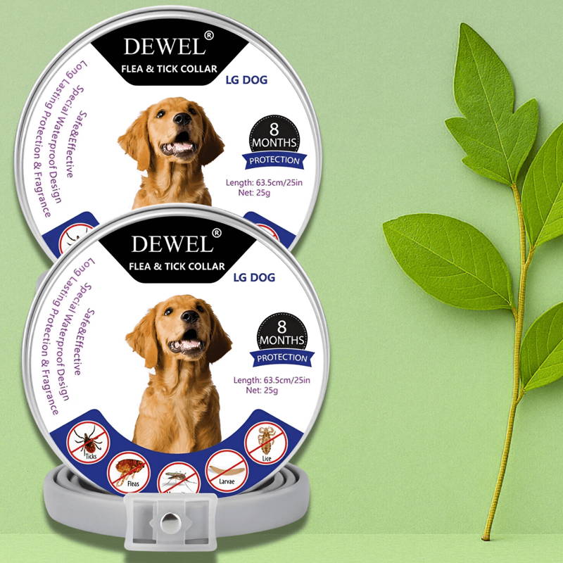 DEWEL Flea & Tick Collar for Dogs