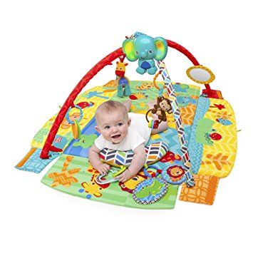 enclosed baby play mat