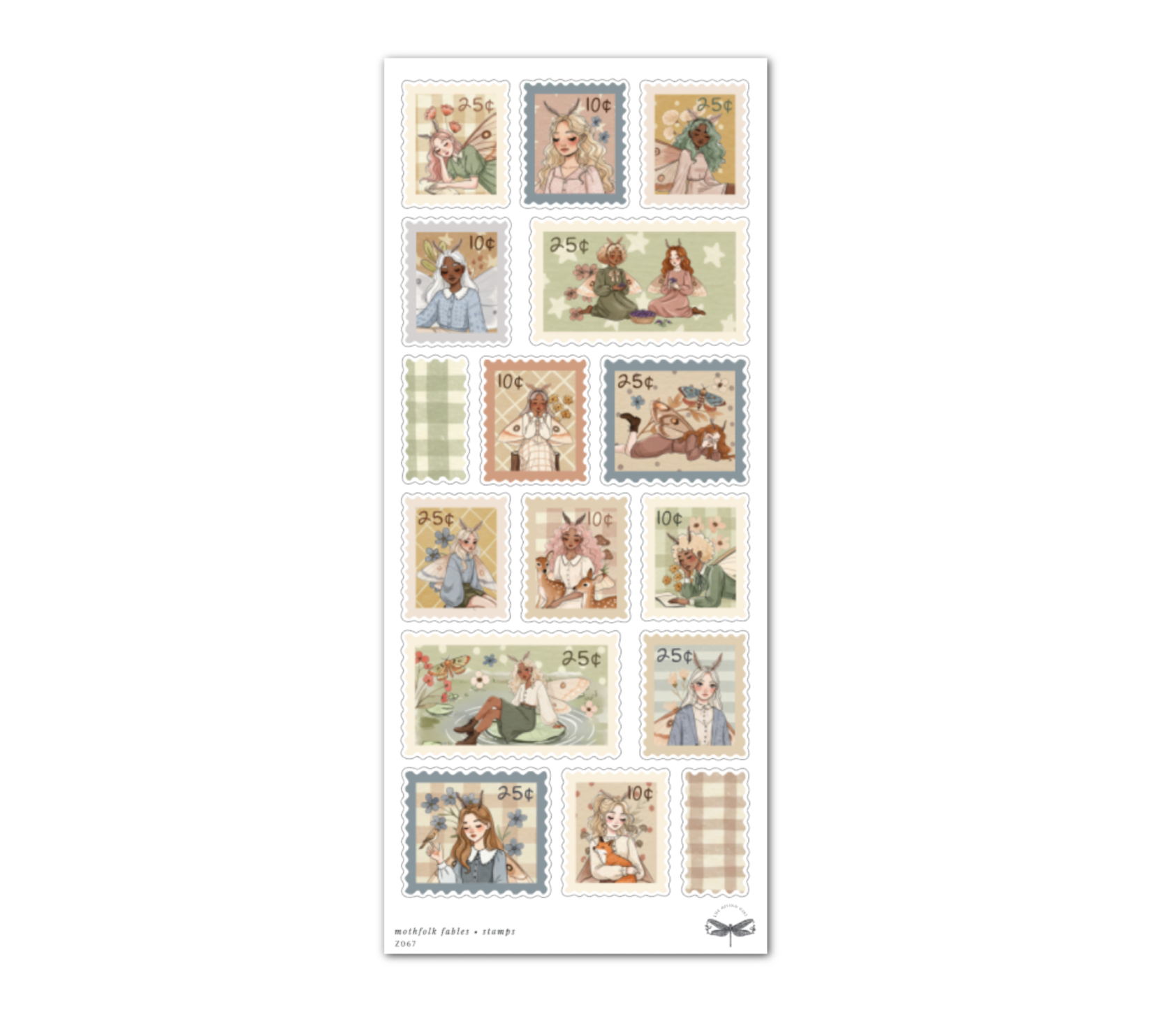 Mothfolk Fables • Stamps – The Giving Girl