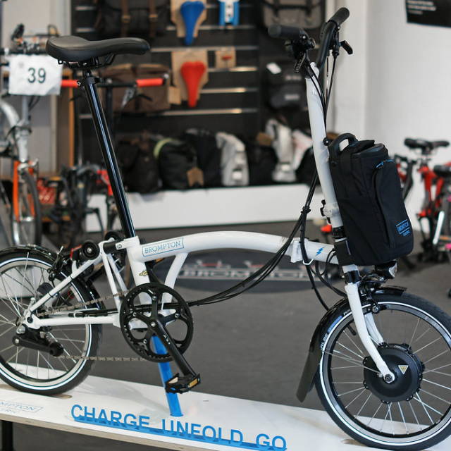Brompton folding electric bike