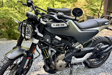2021 HUSQVARNA SVARTPILEN 401 ABS motorcycle for rent near Concord, NC