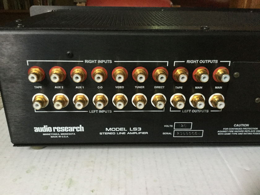 Audio Research LS3 LS-3 Stereo Line Amplifier - original owner