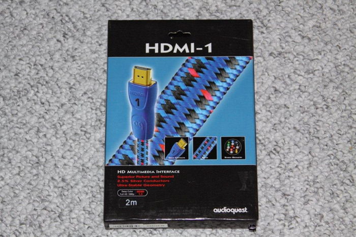 Audioquest HDMI-1 in a 2 meter length cable,  New in th...