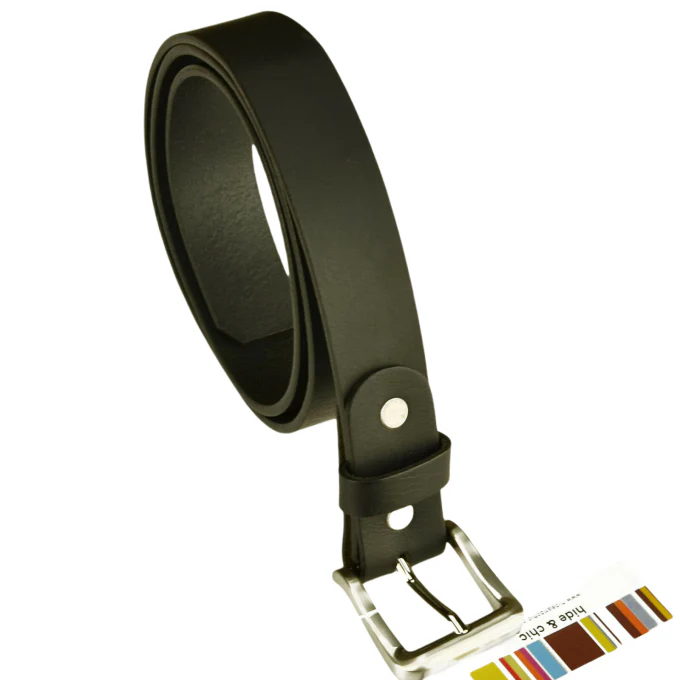 Full Grain Cow Hide Leather Belt. Width: 30 mm. Style: 41008 - Image 3