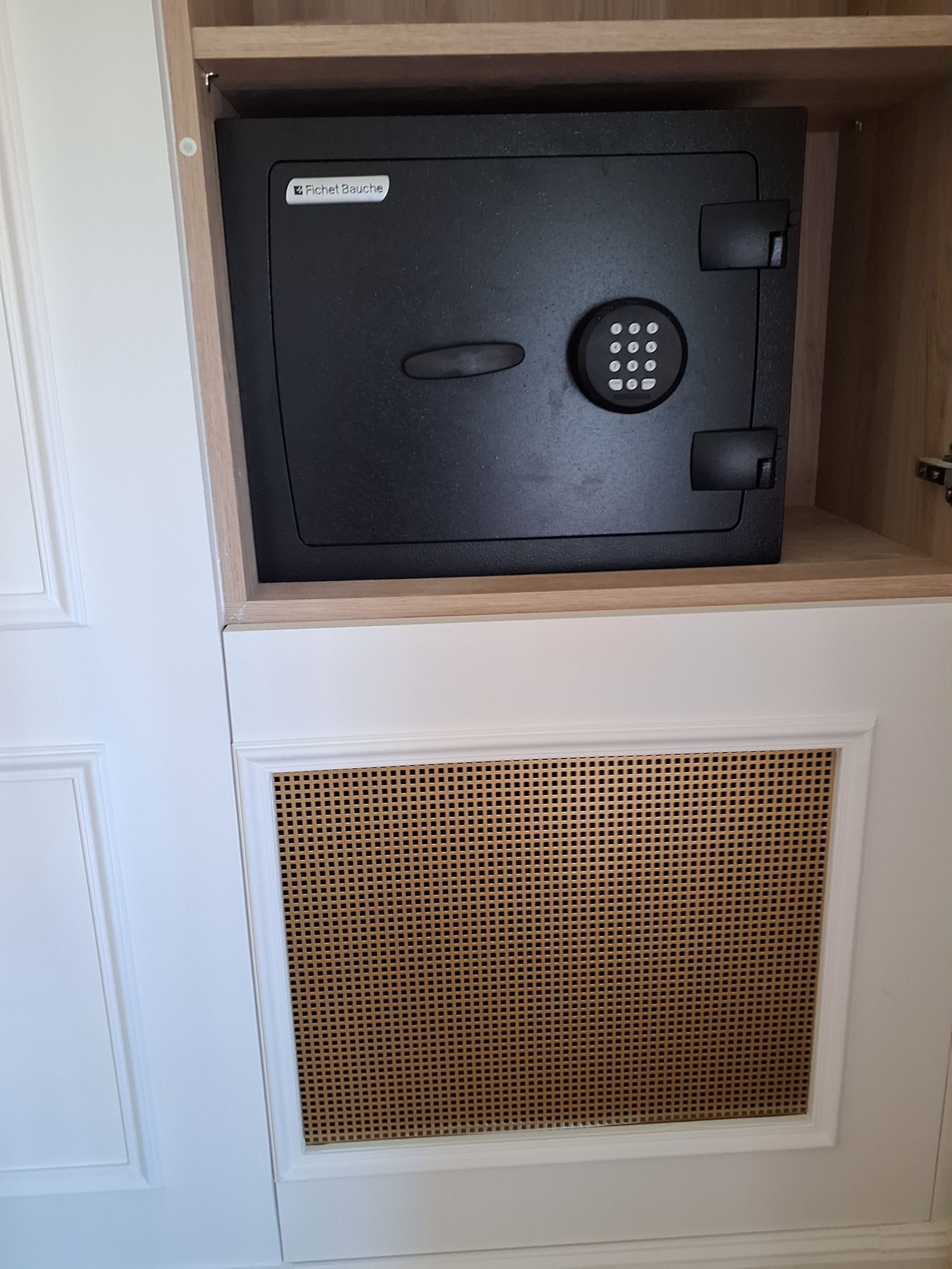 Installation d'un coffre-fort