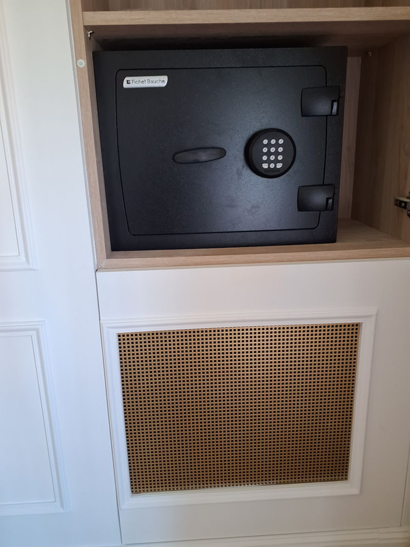 Installation d'un coffre-fort