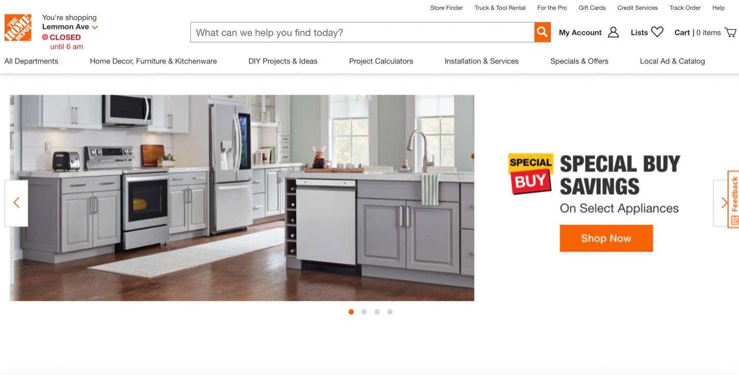 The Home Depot product / service