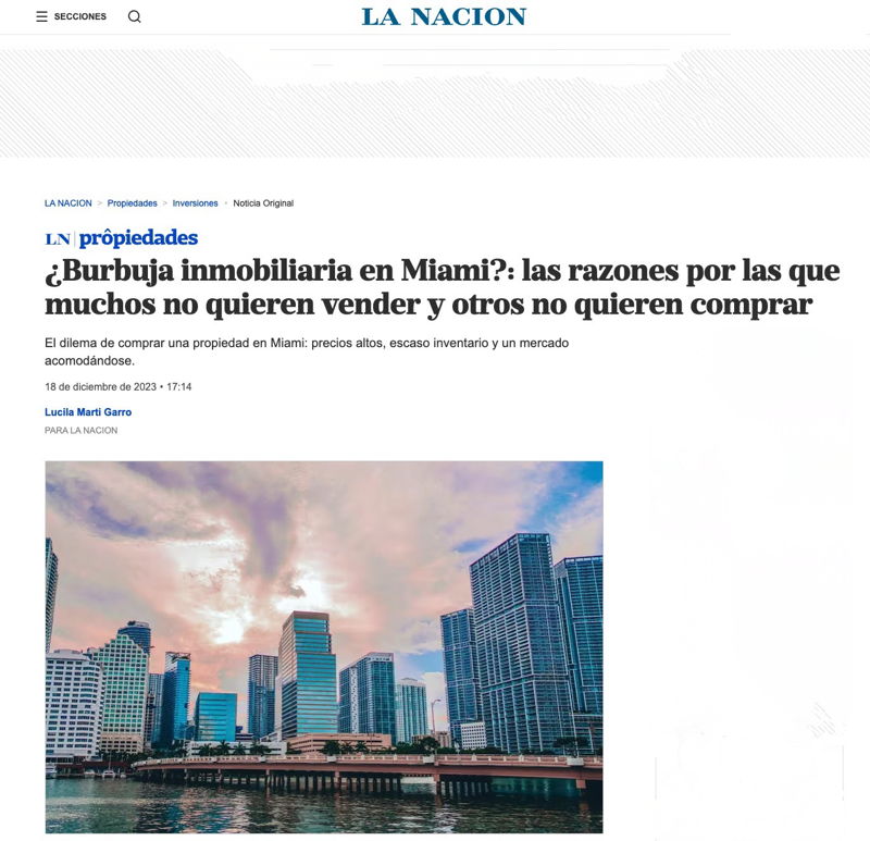 featured image for story, ¿Hay una burbuja inmobiliaria en Miami? - Is there a housing bubble in Miami?