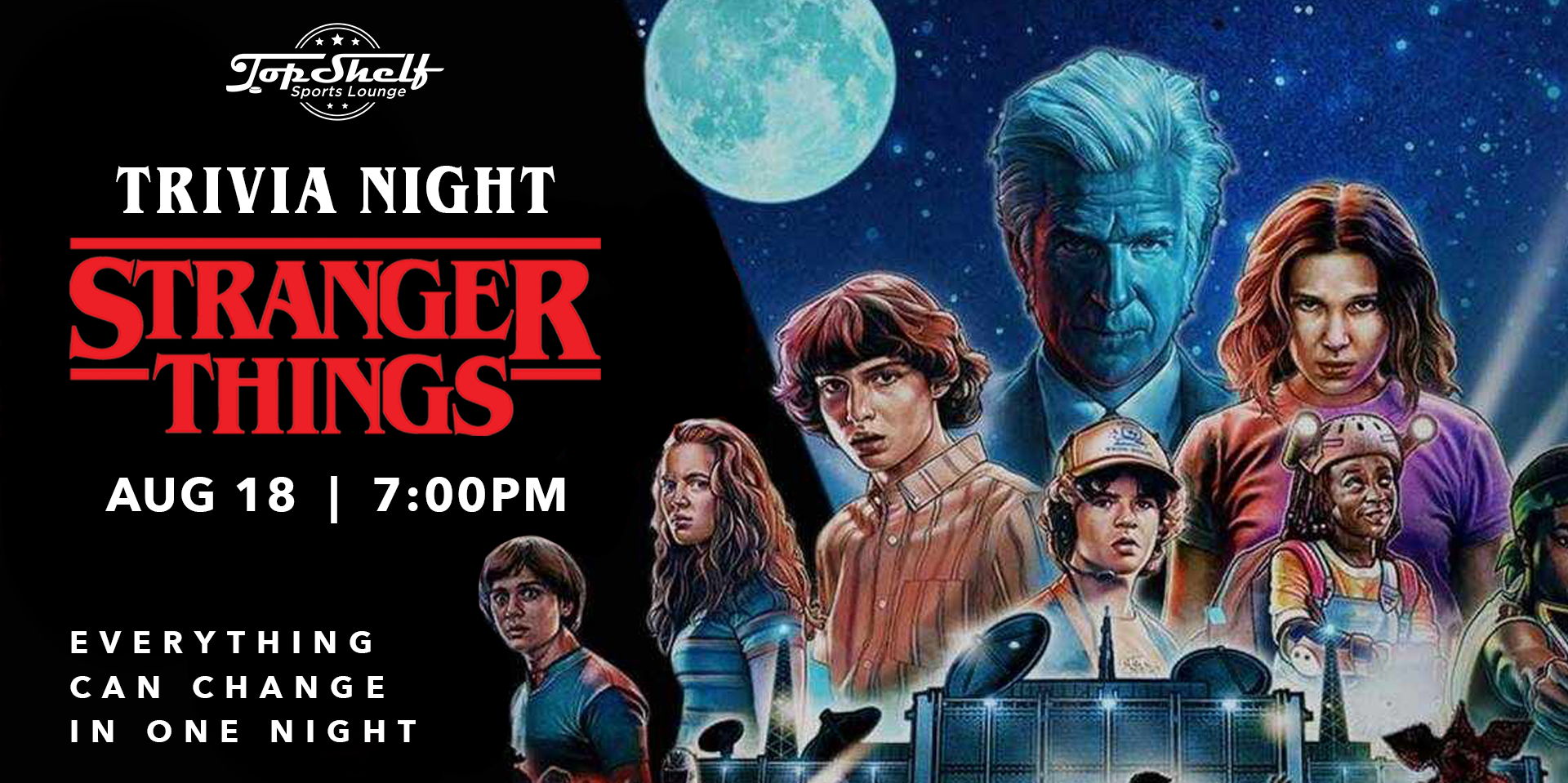 Stranger Things Trivia Night promotional image
