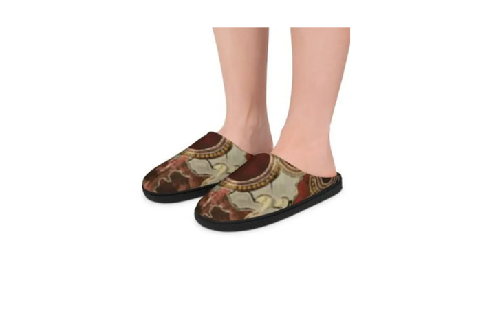 Men's Flannel Fleece Slippers, Anti-Slip House Shoes - Image 4