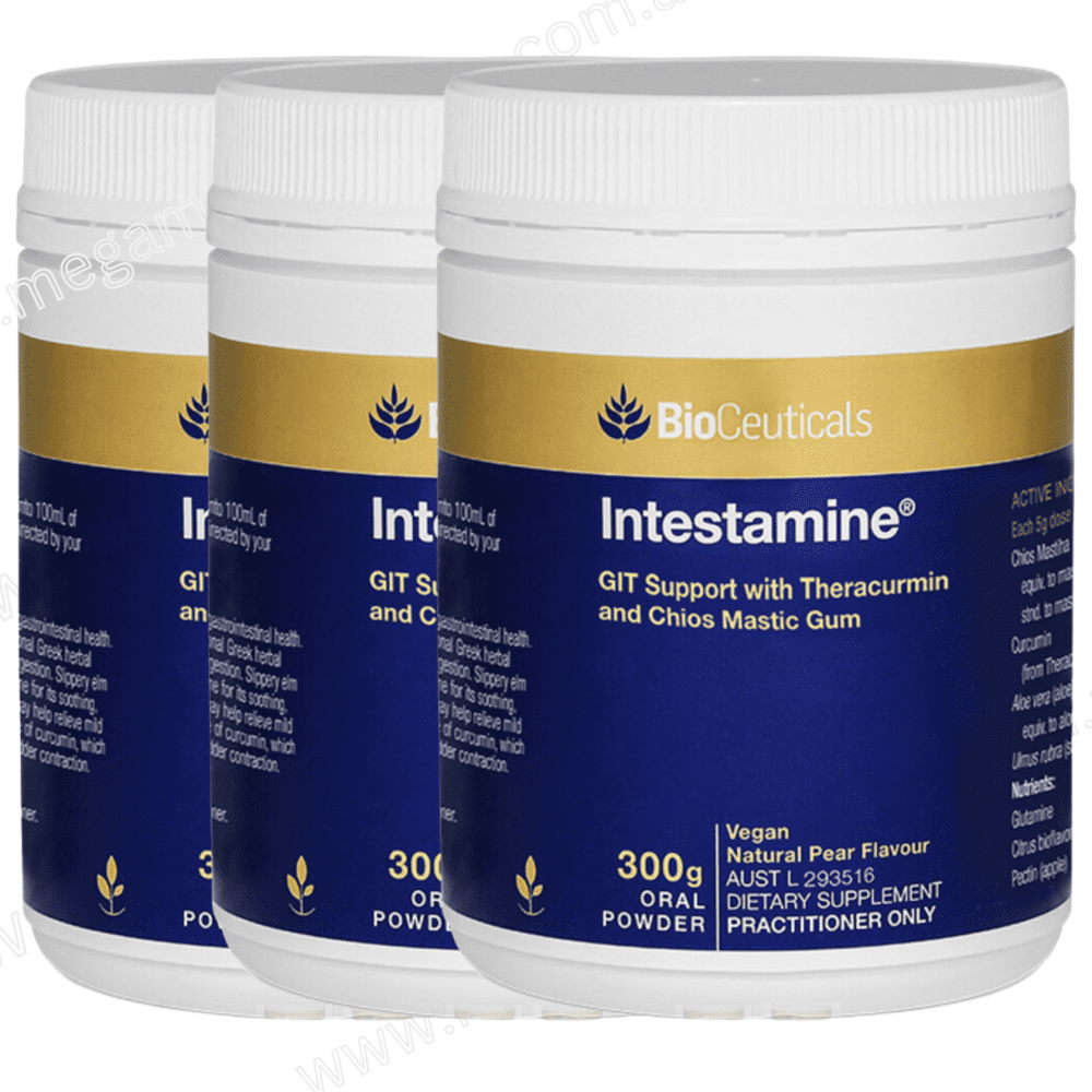 Lot of 3| Bioceuticals Intestamine 300G Powder
