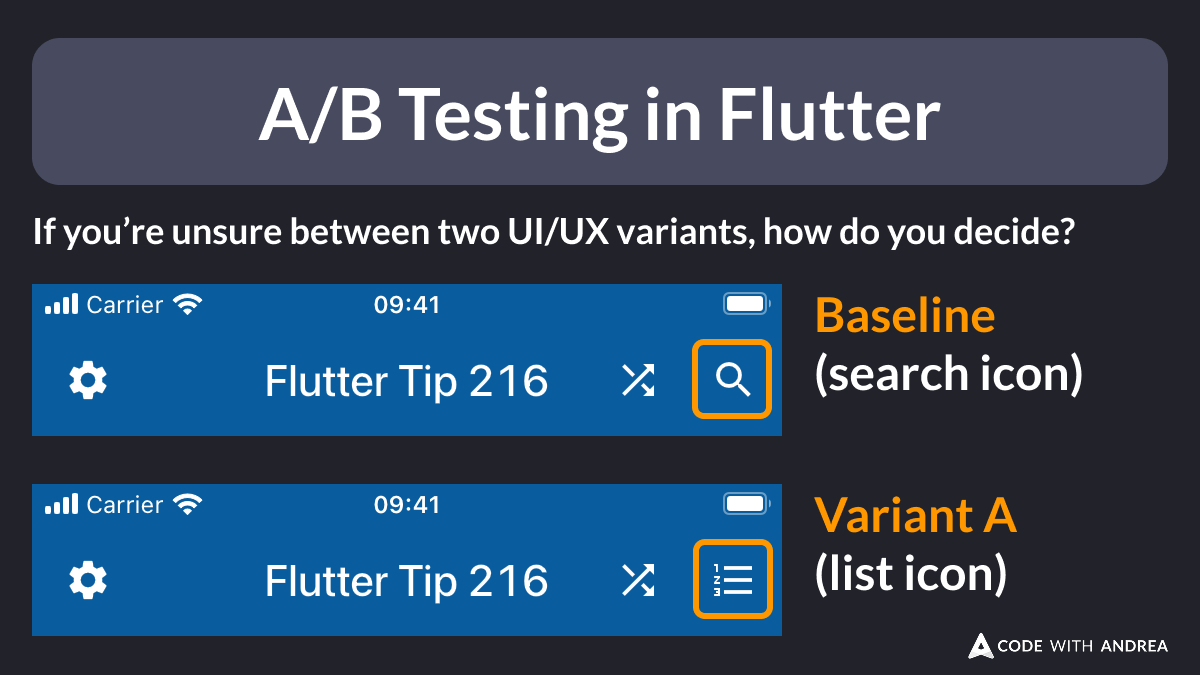 A/B Testing in Flutter