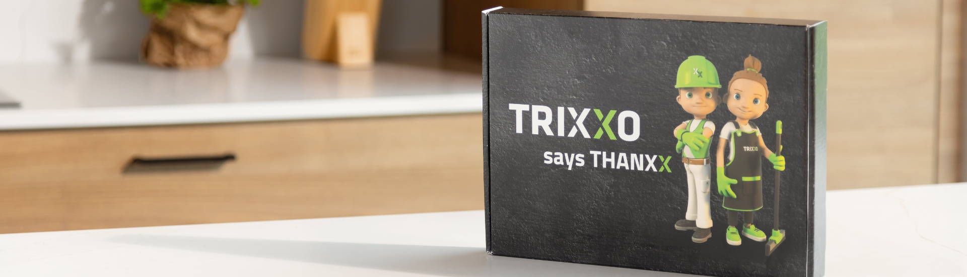 Originele en duurzame eindejaarsgeschenken voor bedrijven - Ontdek de gepersonaliseerde GiftBox van BergHOFF Belgium, gecreëerd voor TRIXXO, het grootste autonome dienstenchequebedrijf van België.