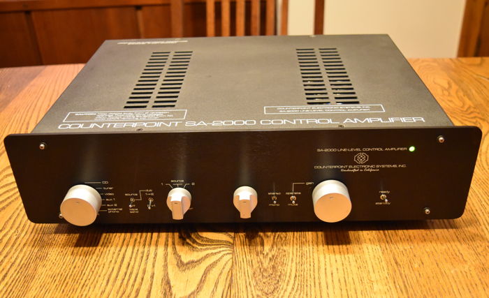Counterpoint SA-2000 Black TUBE Stereo Preamp Line stag...