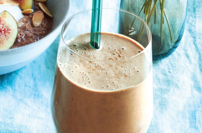 Vegan Coffee and Banana Smoothie