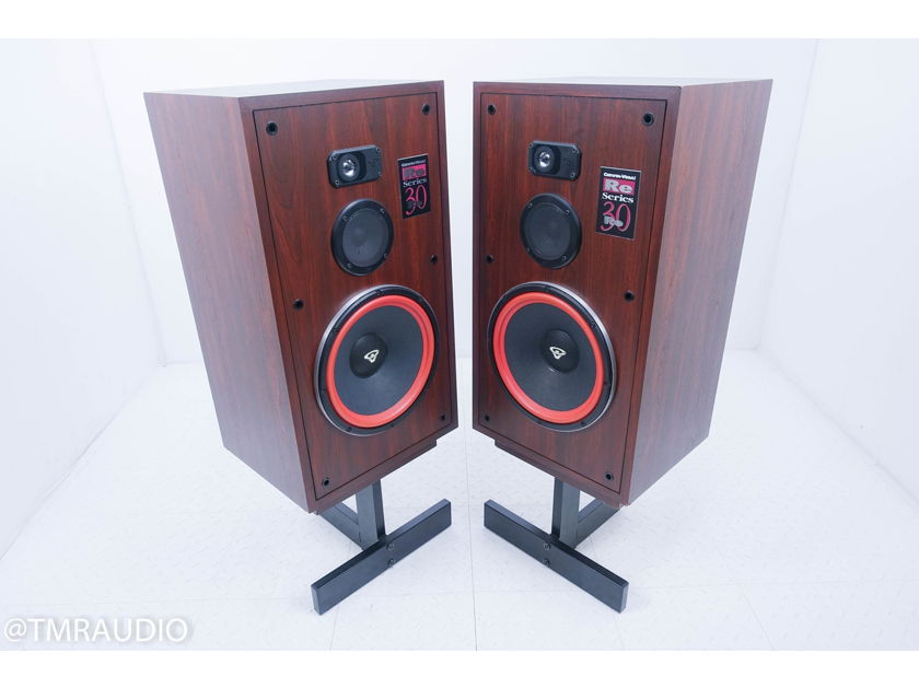 Cerwin Vega RE30 Floorstanding Speakers Walnut Pair w/ Stands (13980)