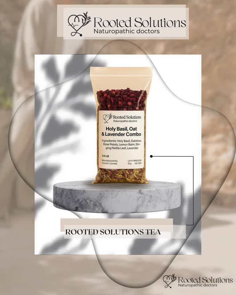 Nerve Reset Tea – Holy Basil, Oat & Lavender Blend