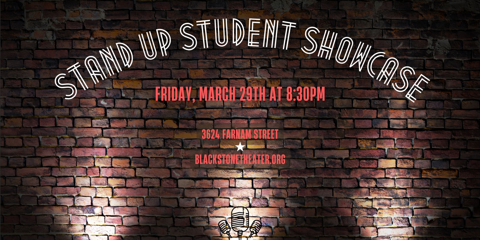 Stand Up Comedy Student Show promotional image