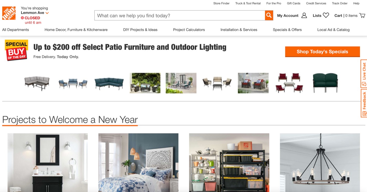 The Home Depot product / service