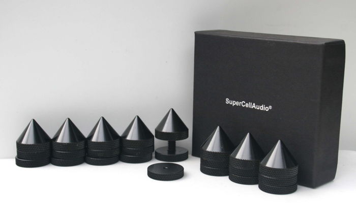 SuperCellAudio® Audio Cones  FSB-2-B-1420-8 BLACK finish