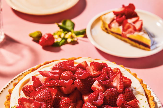 Raspberry and Strawberry Tart