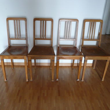 Stühle, 4er-Set, antik